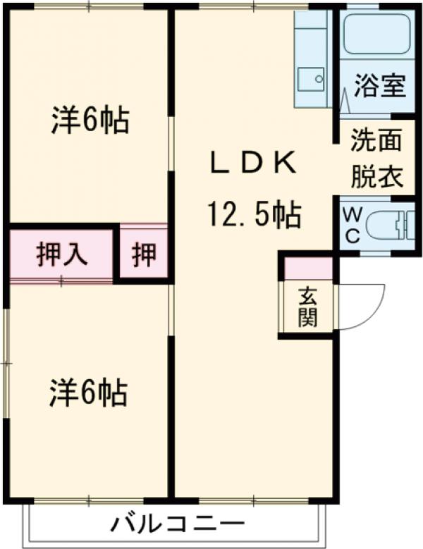 サンライフ本町田の間取り