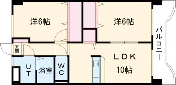 リリアコートの間取り