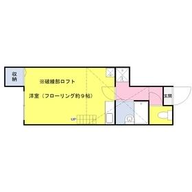 神楽坂ヒルサイドコート・103号室の間取り