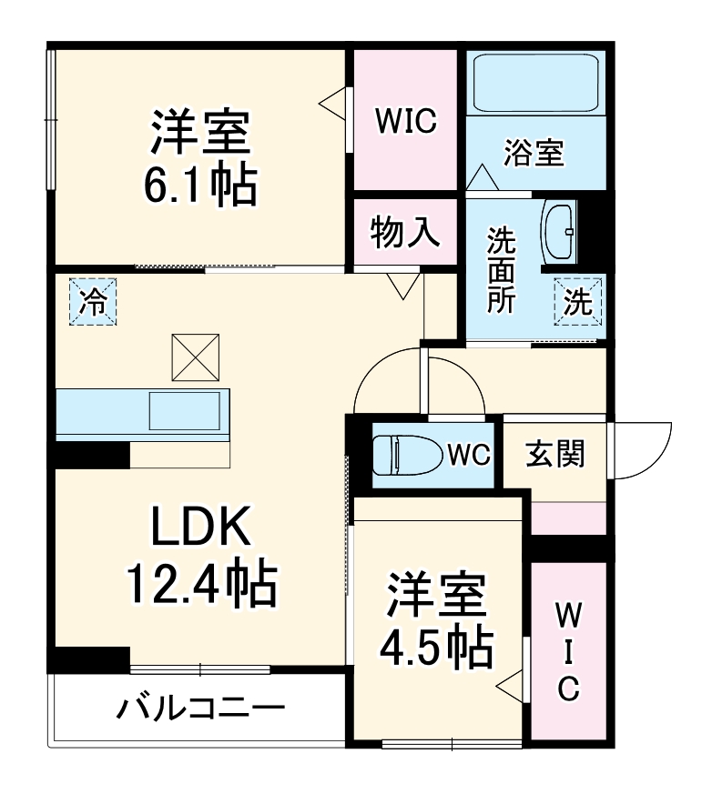 グランカメリアの間取り