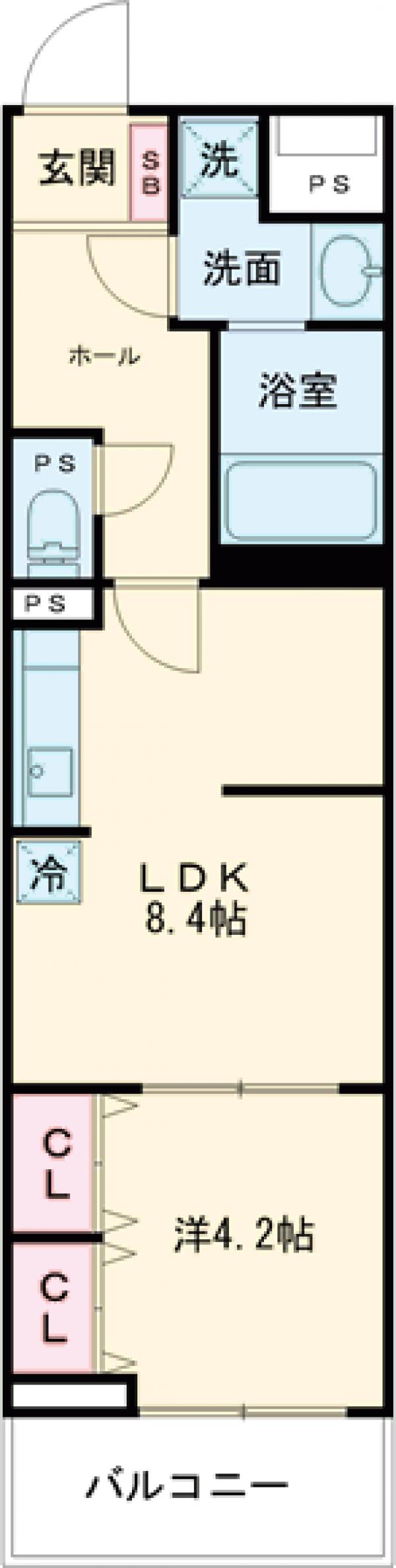 リブリ・中神Ⅱの間取り