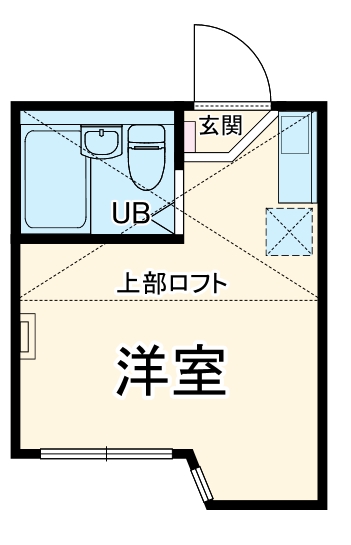 ユナイト根岸ジャトラ・202号室の間取り