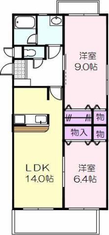 レジデンス緑ヶ丘の間取り