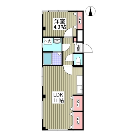 uハウスの間取り