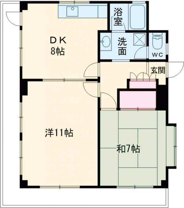 パールハイツの間取り