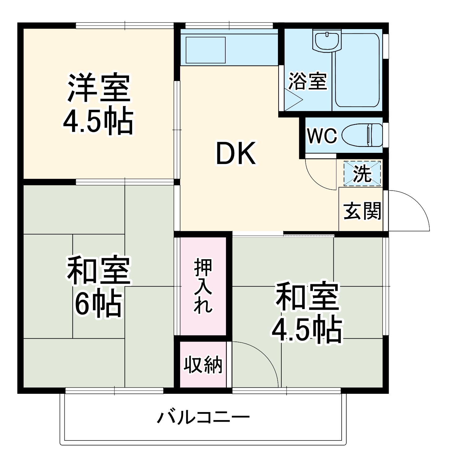 コーポあやめの間取り