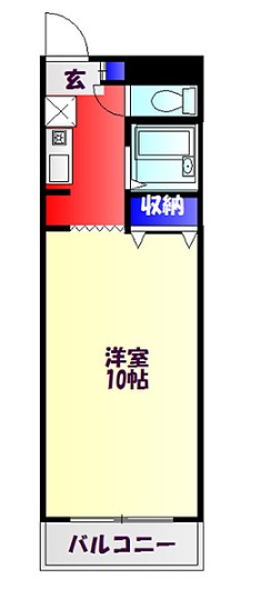 リバーハイムⅡの間取り