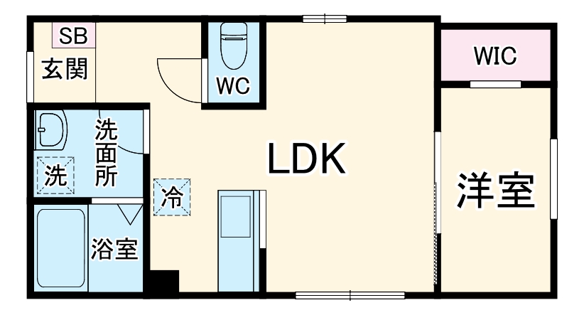 茜さす春のセラビィの間取り