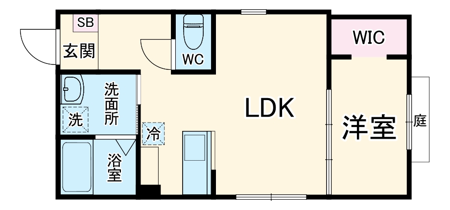 茜さす春のセラビィの間取り