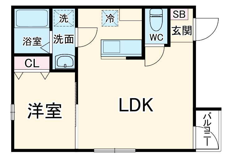 茜さす春のセラビィの間取り