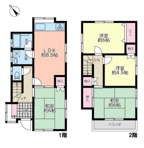 八王子市泉町の間取り