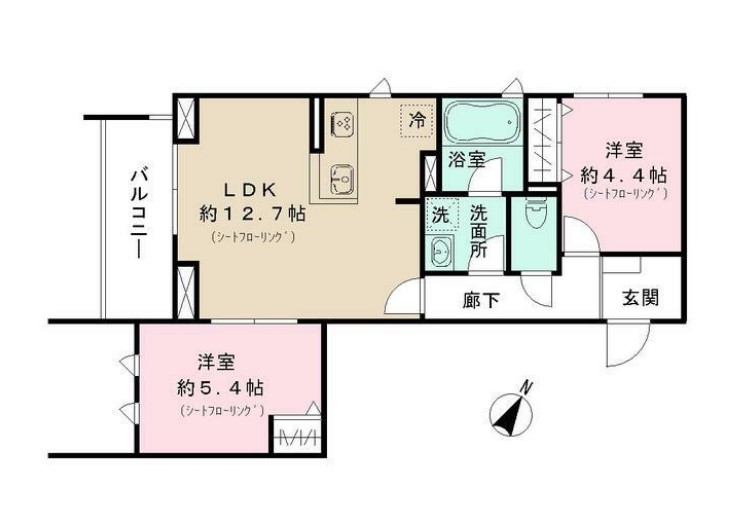パークサイド宗峯・301号室の間取り