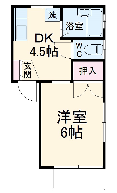 ホワイトウッドAの間取り