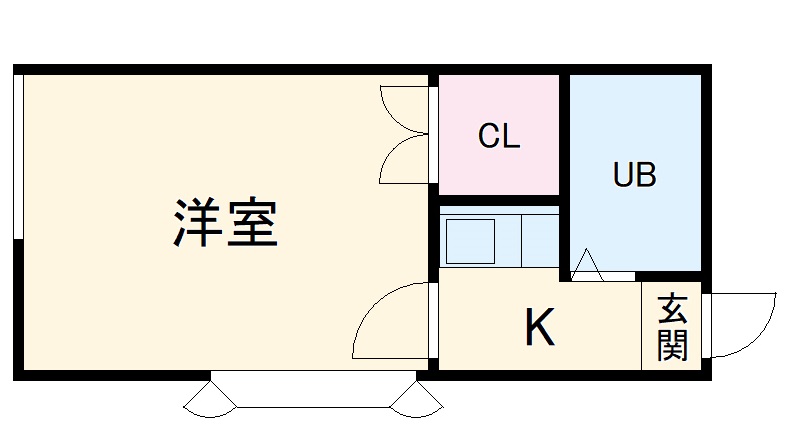 レオパレスダイエーの間取り