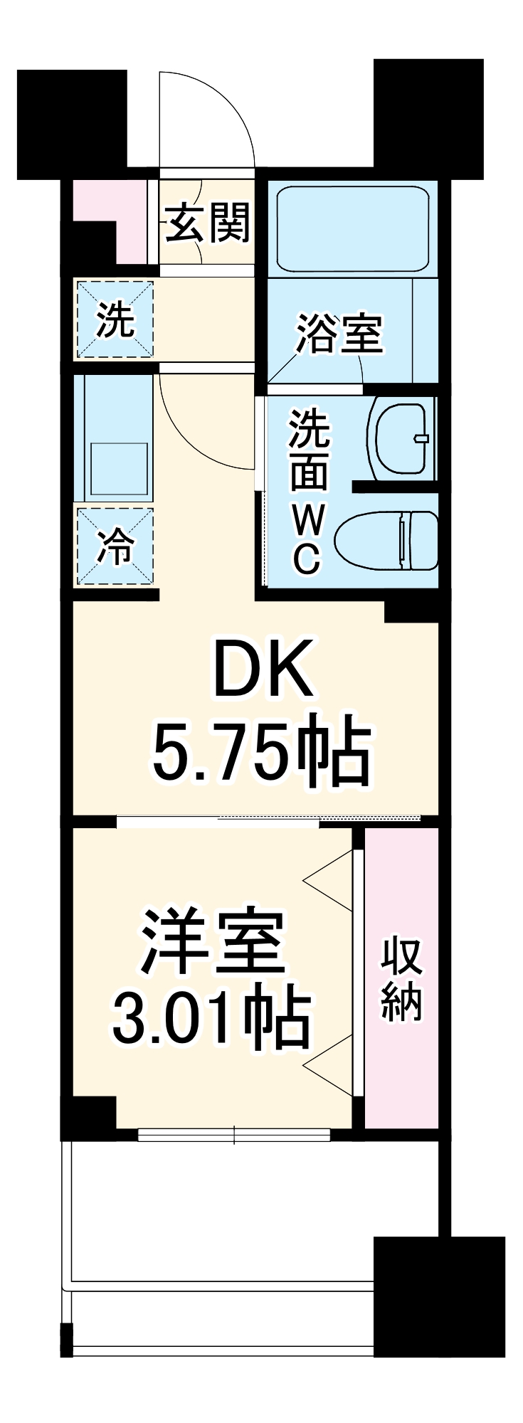TOPAZ本厚木の間取り