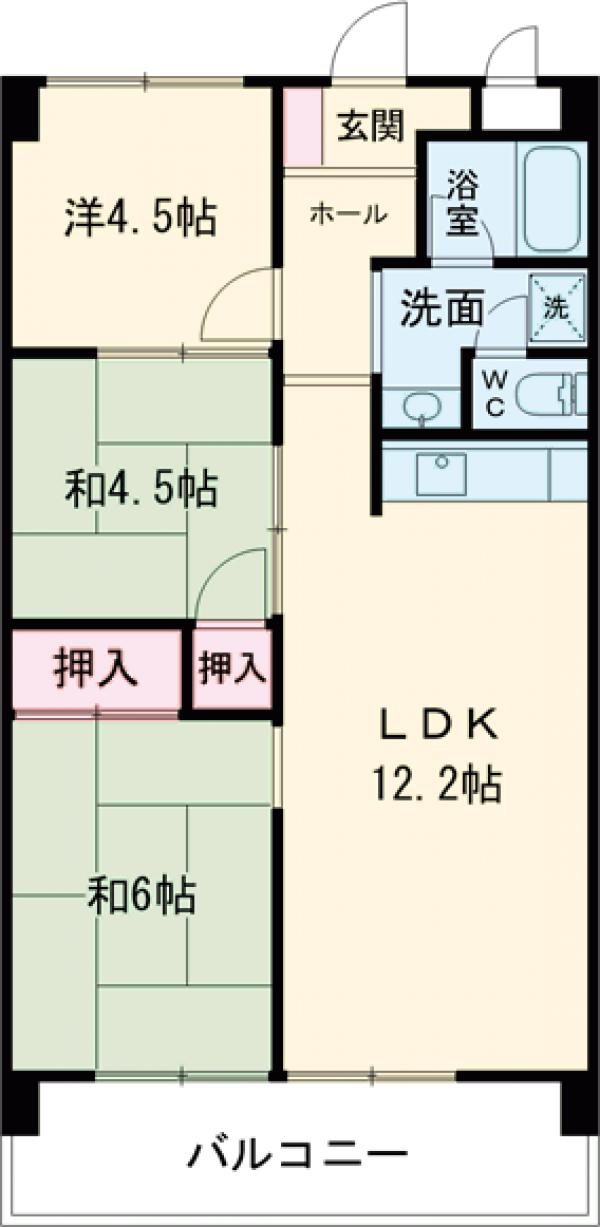 シャルム・K・カーサの間取り