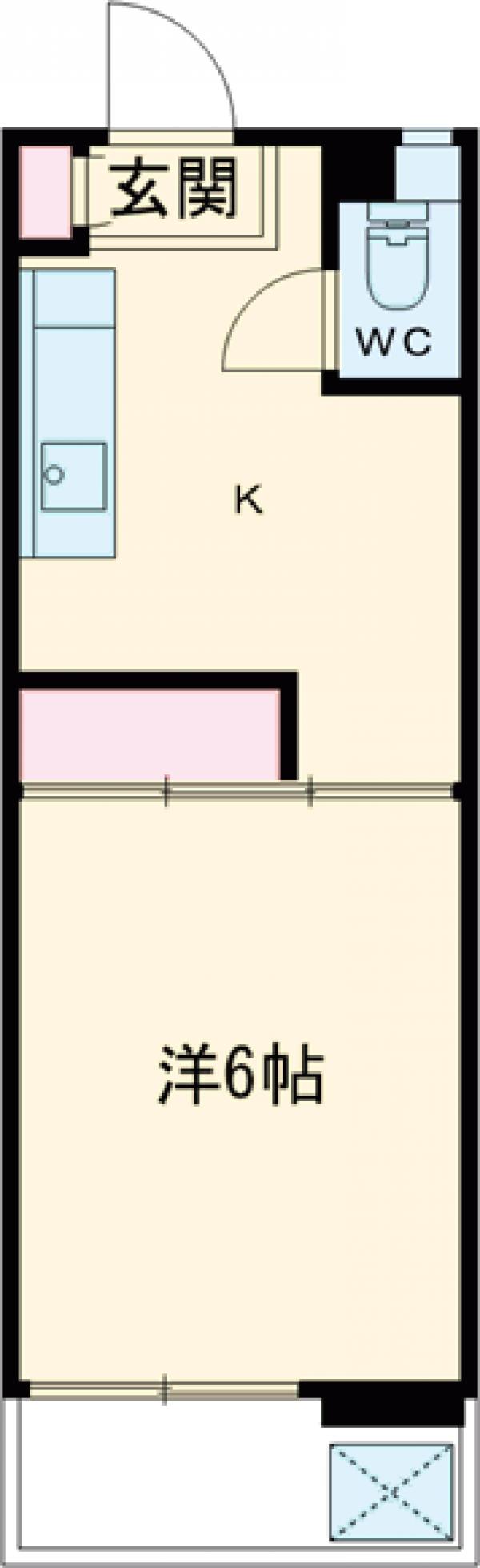 古谷マンションの間取り
