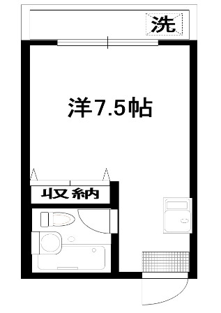 メゾン・ド・ブラン東海大学前Aの間取り