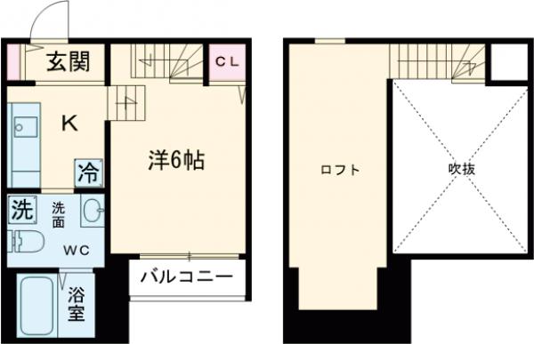 アンソレイユ吉塚の間取り