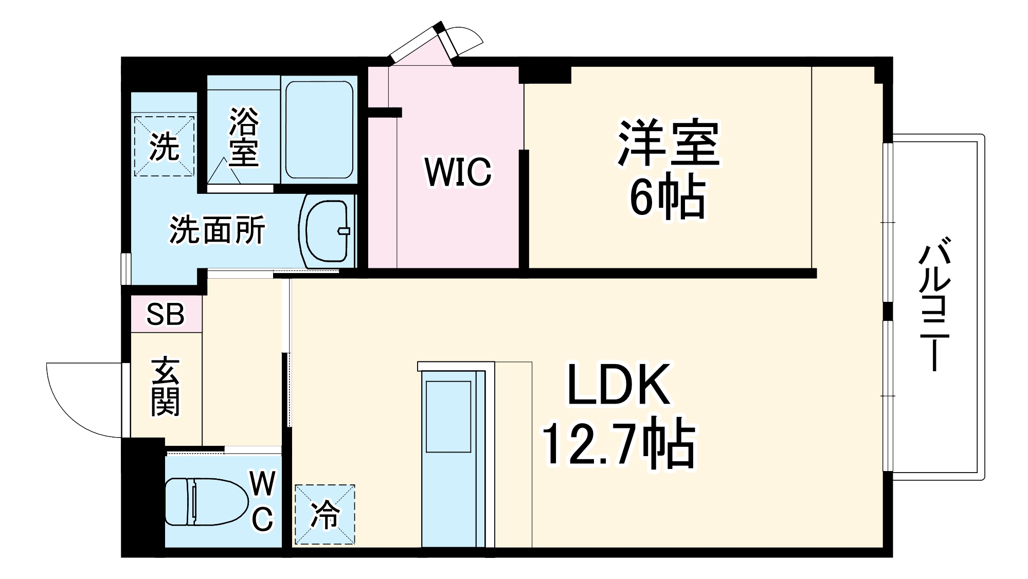 サンシャインⅡの間取り