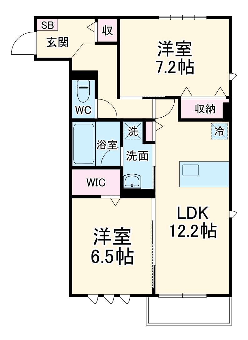 エスペランサⅠの間取り