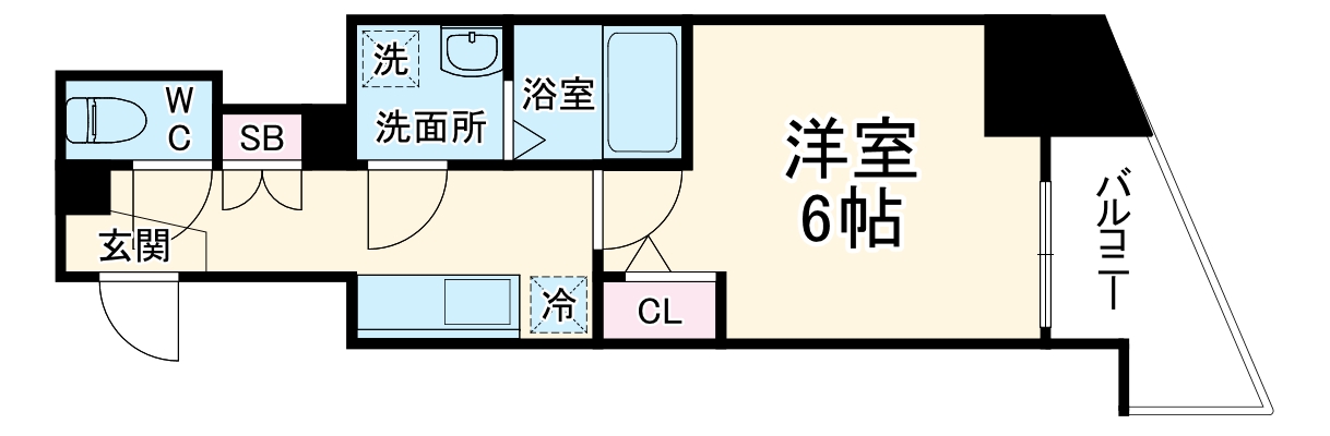 ファステート大阪グリーンの間取り