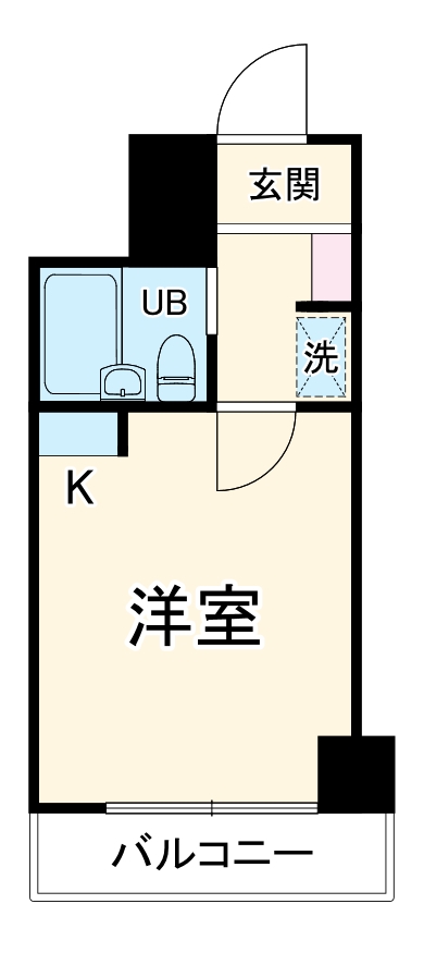 スカイコート横浜真金町の間取り