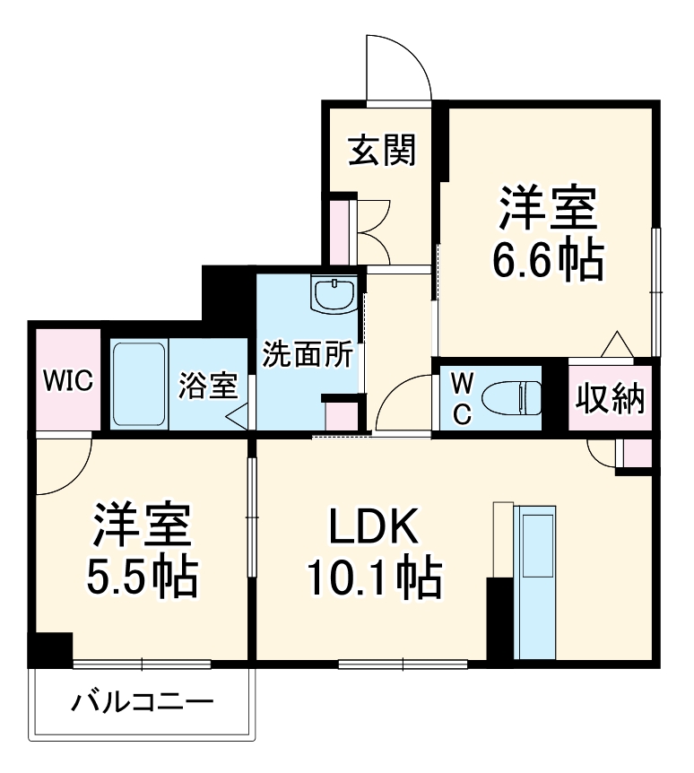 レジデンシア湘南茅ヶ崎の間取り