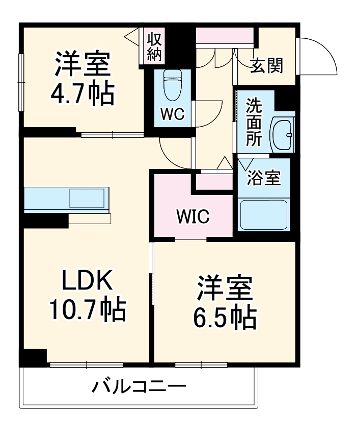 レジデンシア湘南茅ヶ崎の間取り