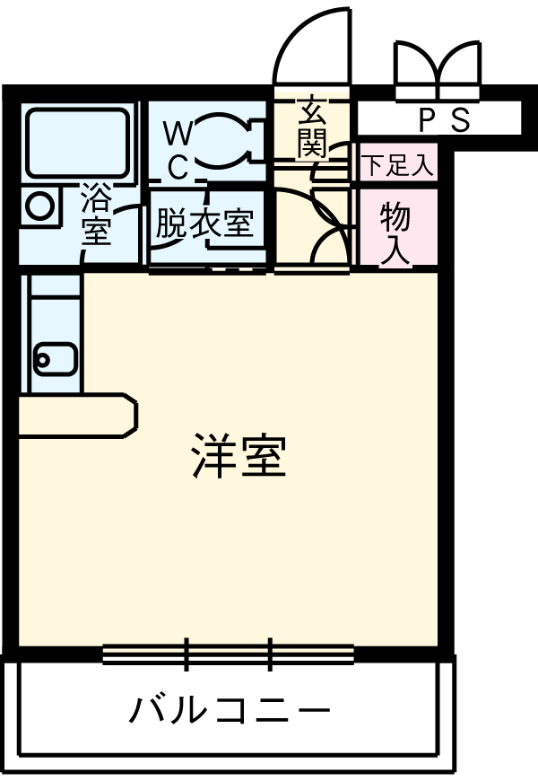 ルミエール馬渕の間取り