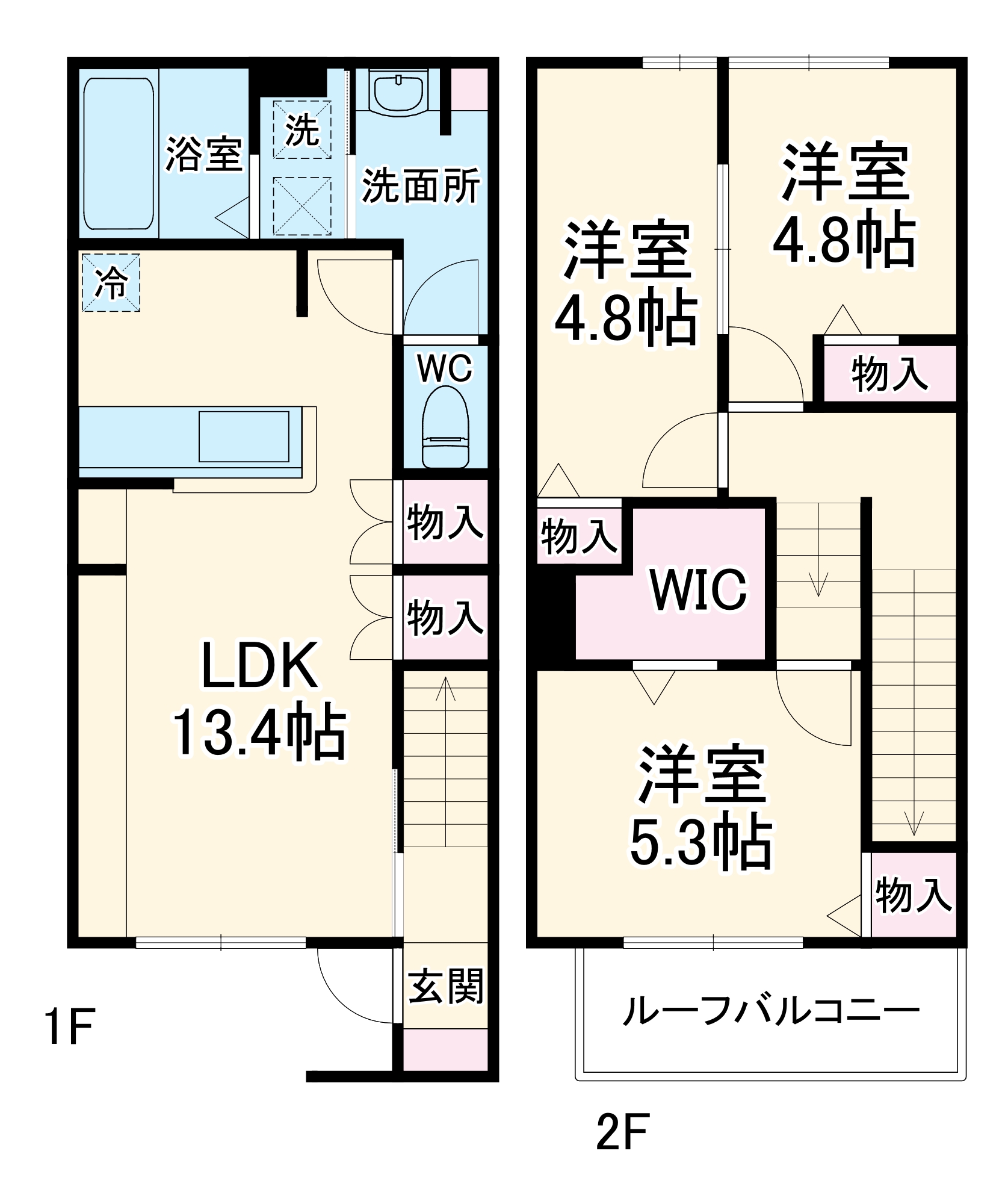 カーサ・ソンリエンテの間取り