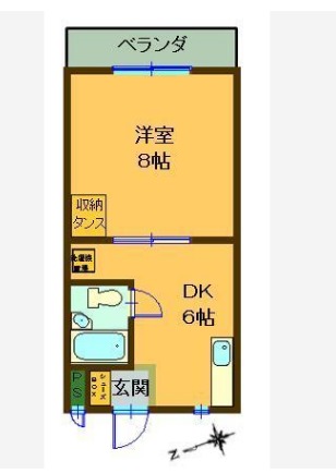 メゾンコンフォールの間取り