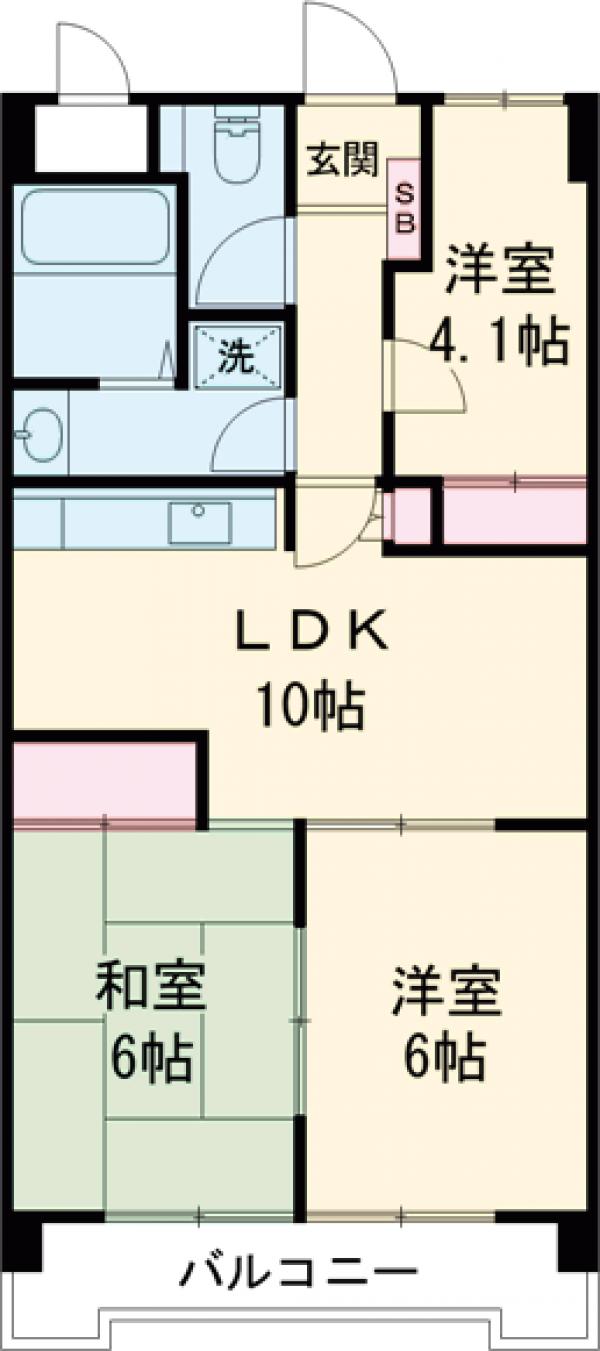 アスティー冨士の間取り