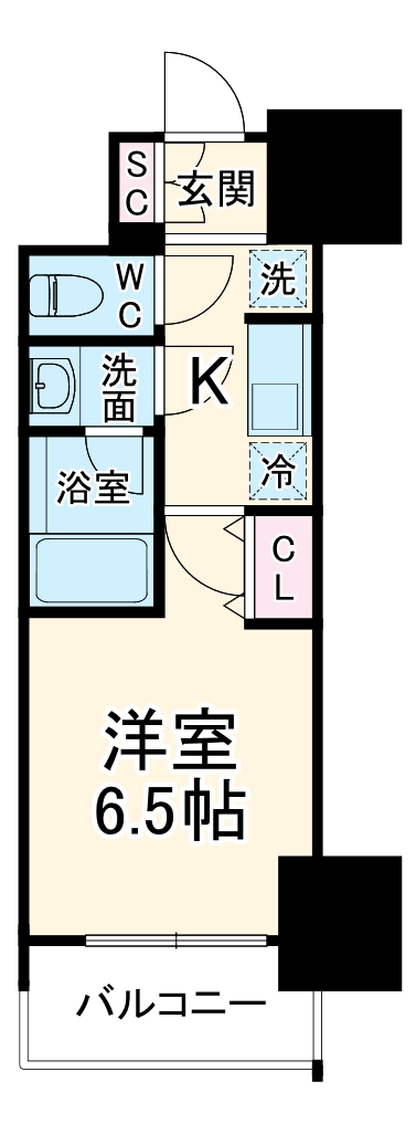 ルネフラッツ庄内通駅前の間取り