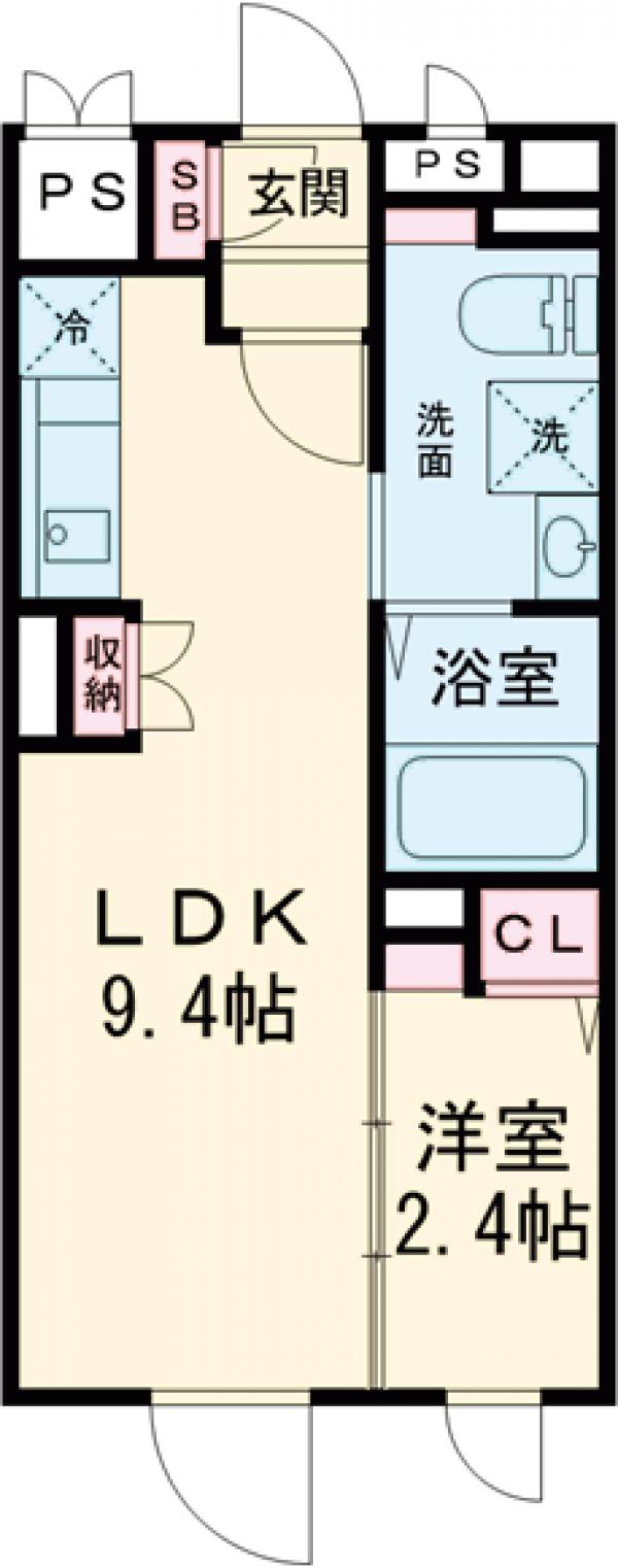 アトリオフラッツ高円寺ノース・302号室の間取り