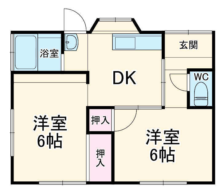 リバーサイド平井1号棟の間取り