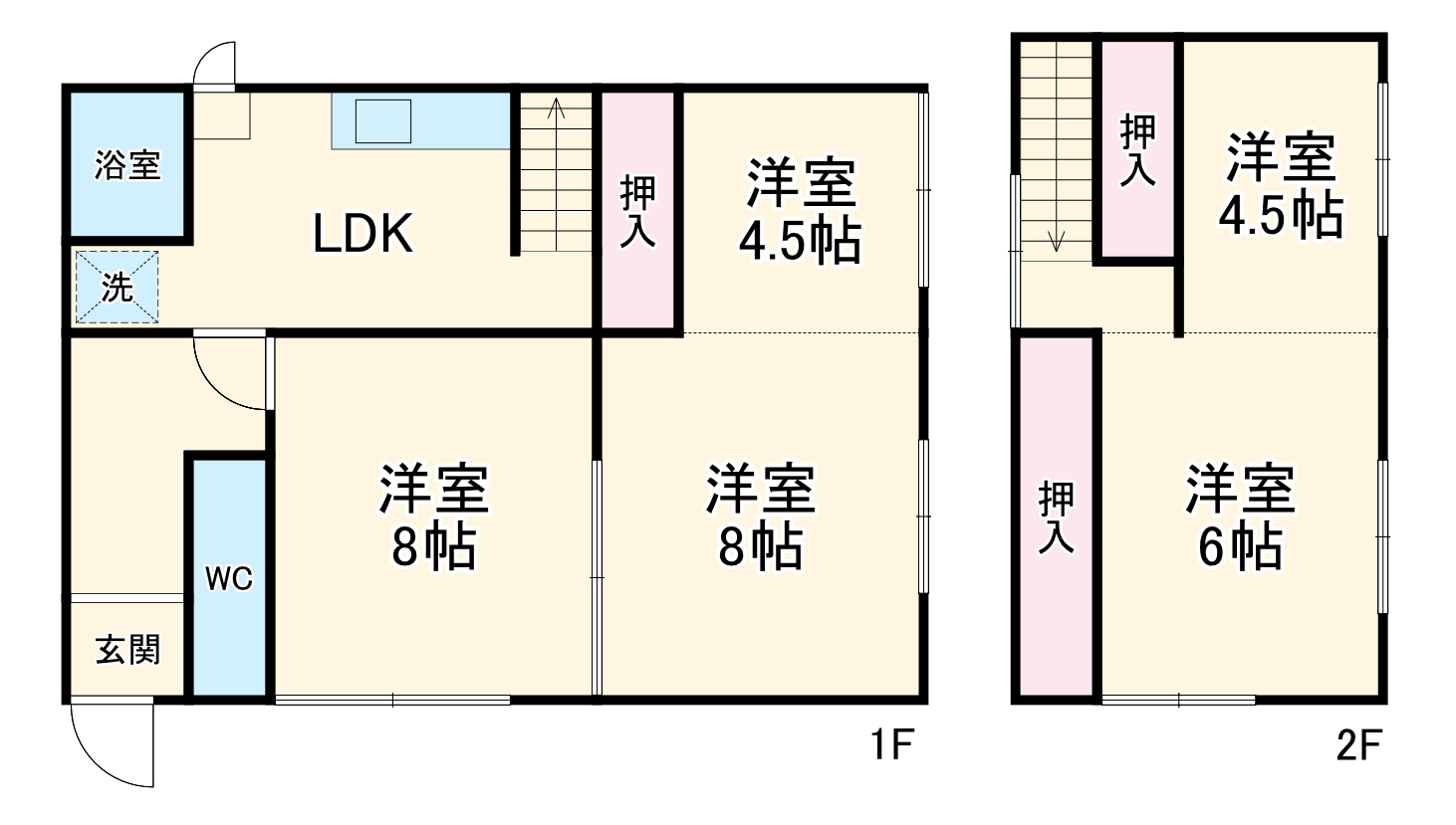 藤高戸建の間取り