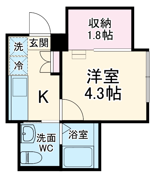KEIAI RESIDENCE宮原の間取り