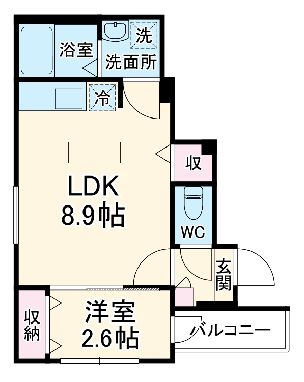 KEIAI RESIDENCE 上尾Ⅳの間取り