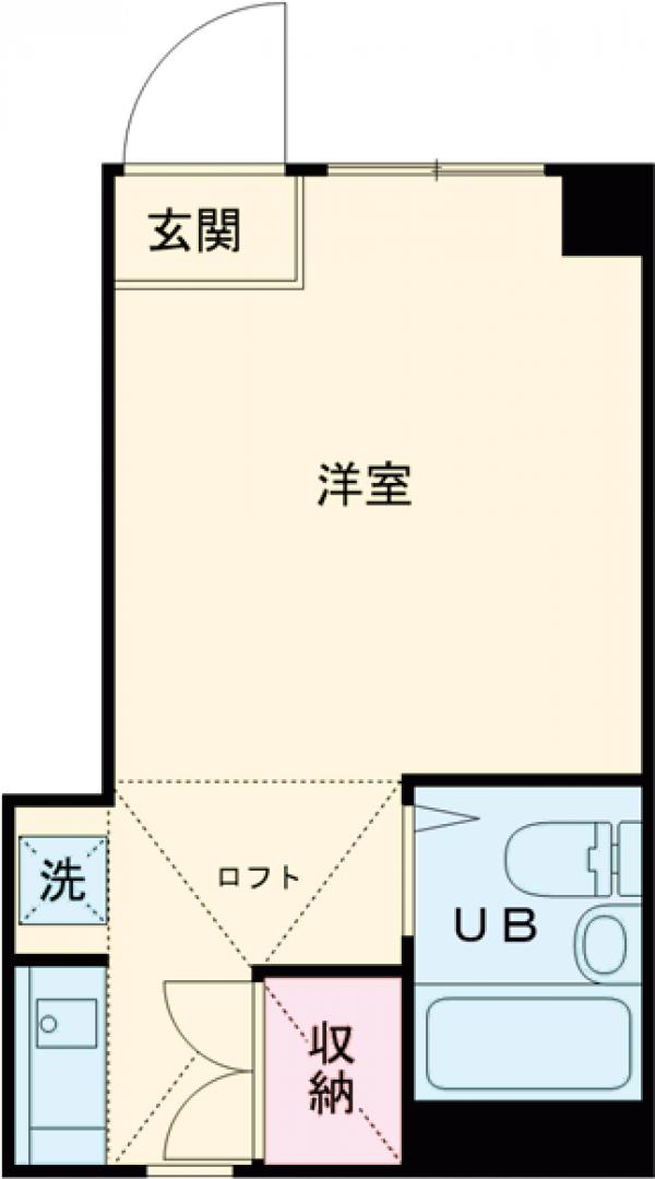ガウディ・101号室の間取り