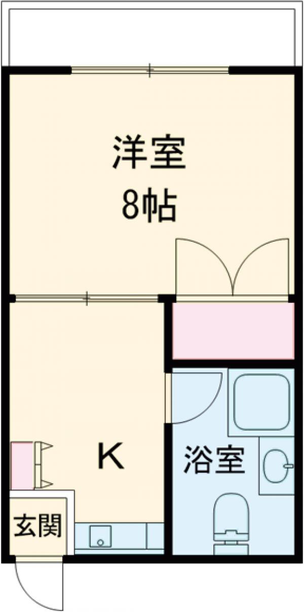 上原アパートの間取り