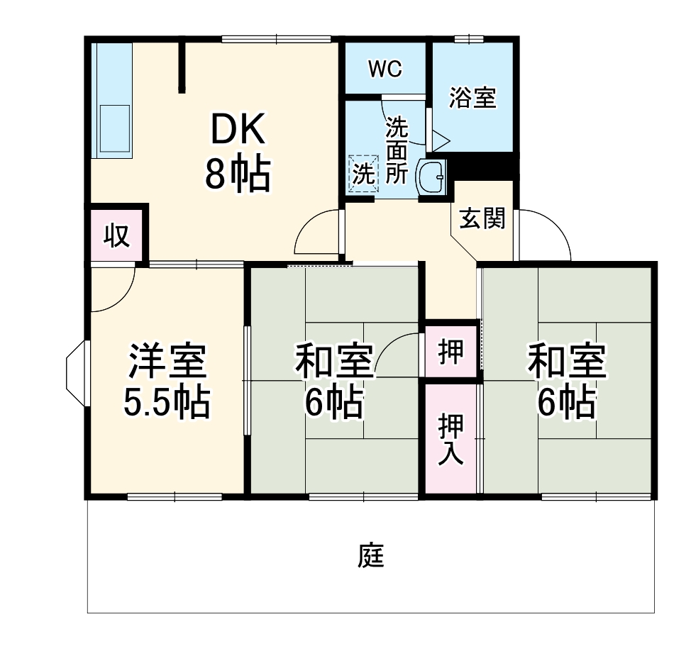 チェリーハイムⅡの間取り