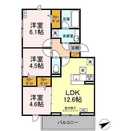 Maison Clochetteの間取り