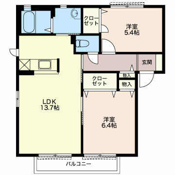 ベル・シャンテⅠの間取り