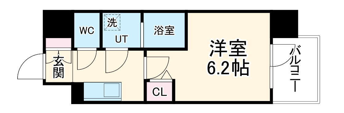 エスリードレジデンス大阪福島シティスクエアの間取り