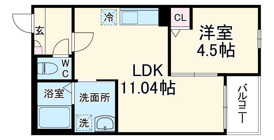 Jack uchisaiwaiⅠの間取り