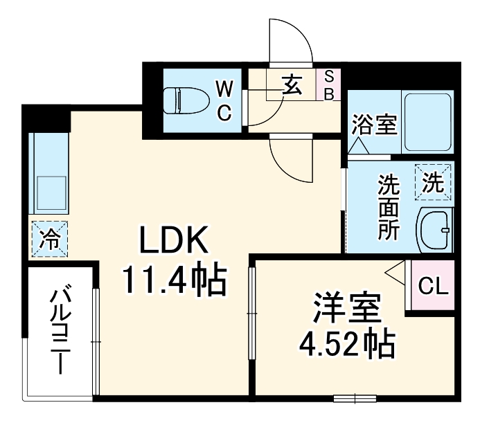 Jack uchisaiwaiⅠの間取り