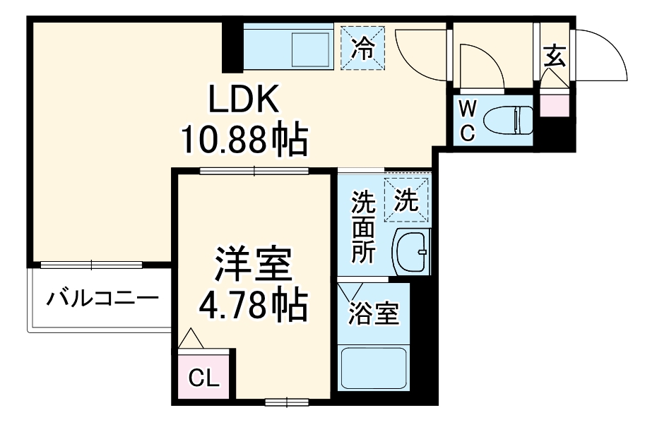 Jack uchisaiwaiⅠの間取り
