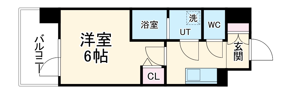 エスリードレジデンス大阪福島シティスクエアの間取り