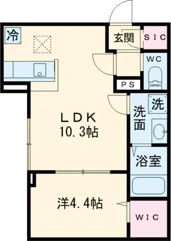 セレスティア東向島の間取り